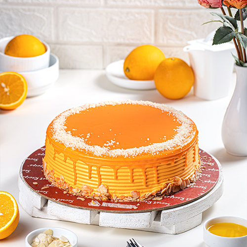 Orange cheese cake